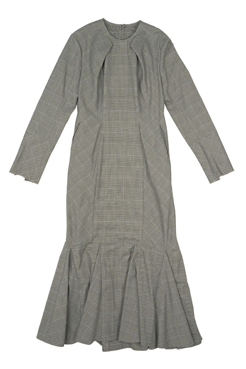 styling(スタイリング)ラッフルヘムロングワンピース 16WFO225036