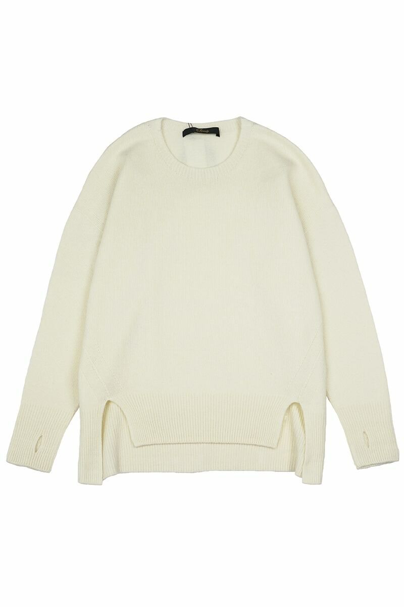 squady(スカディ)ラムズウールホールガーメントクルーネックプルオーバーニット 604-3775 -7