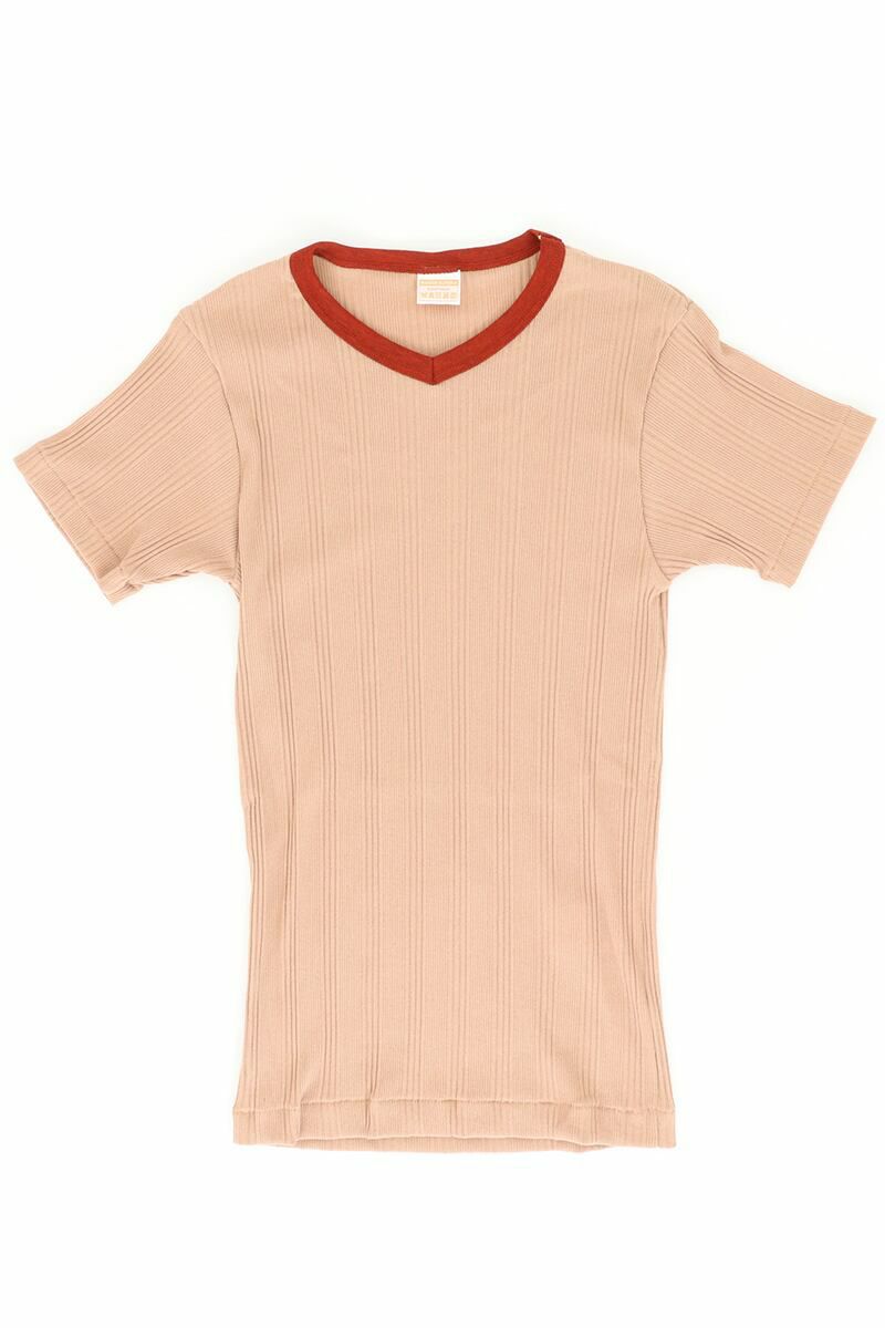 MAISON EUREKA(メゾンエウレカ)ランダムリブVネックTシャツ RANDOM RIB V NECK TEE 211 -1