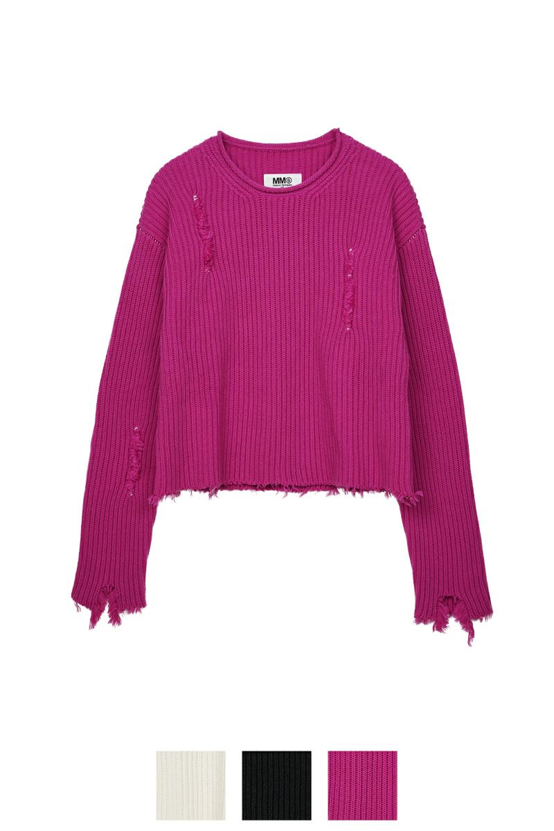 MM6 Maison Margiela(エムエムシックス)リブニット セーター S62HL0004S18255