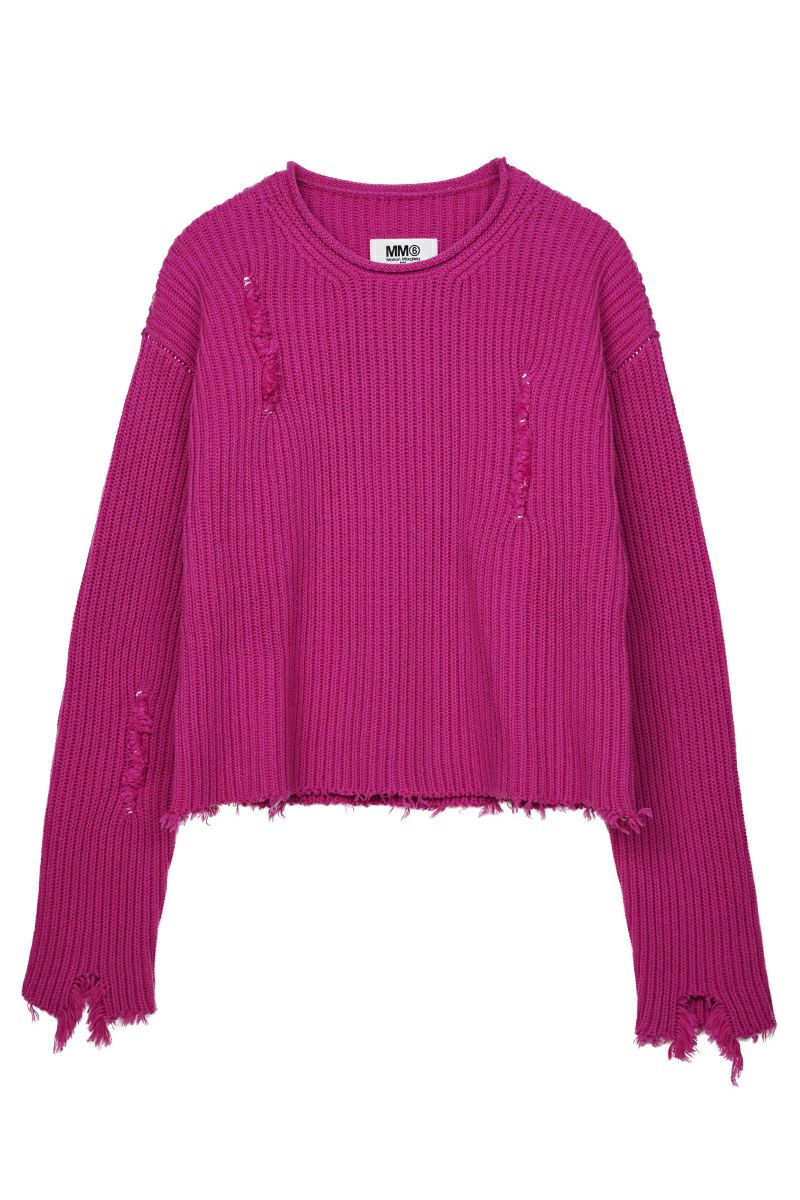 MM6 Maison Margiela(エムエムシックス)リブニット セーター S62HL0004S18255 -1