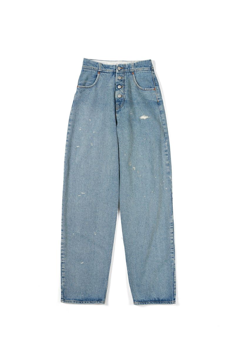 MM6 Maison Margiela(エムエムシックス)ルーズフィット デニムトラウザーズ S52LA0227S30589979