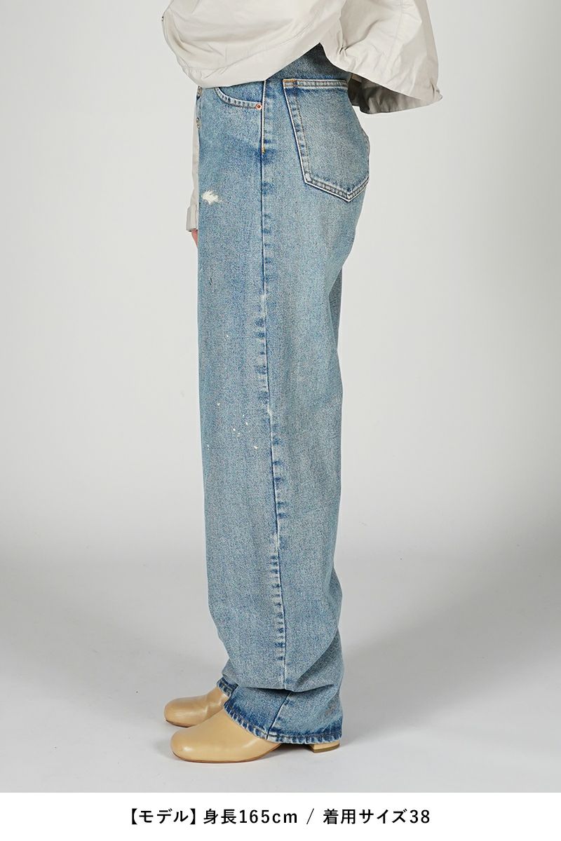 MM6 Maison Margiela(エムエムシックス)ルーズフィット デニムトラウザーズ S52LA0227S30589979 -7