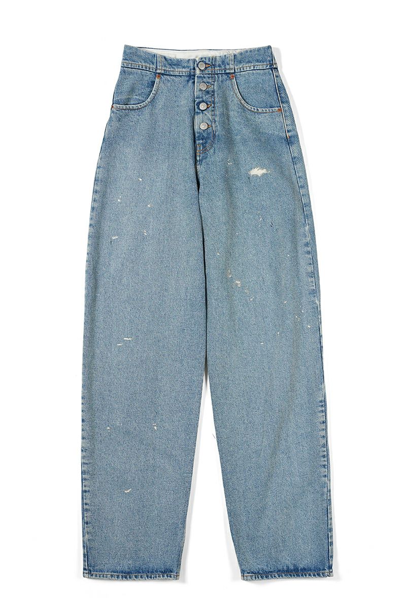 MM6 Maison Margiela(エムエムシックス)ルーズフィット デニムトラウザーズ S52LA0227S30589979 -9