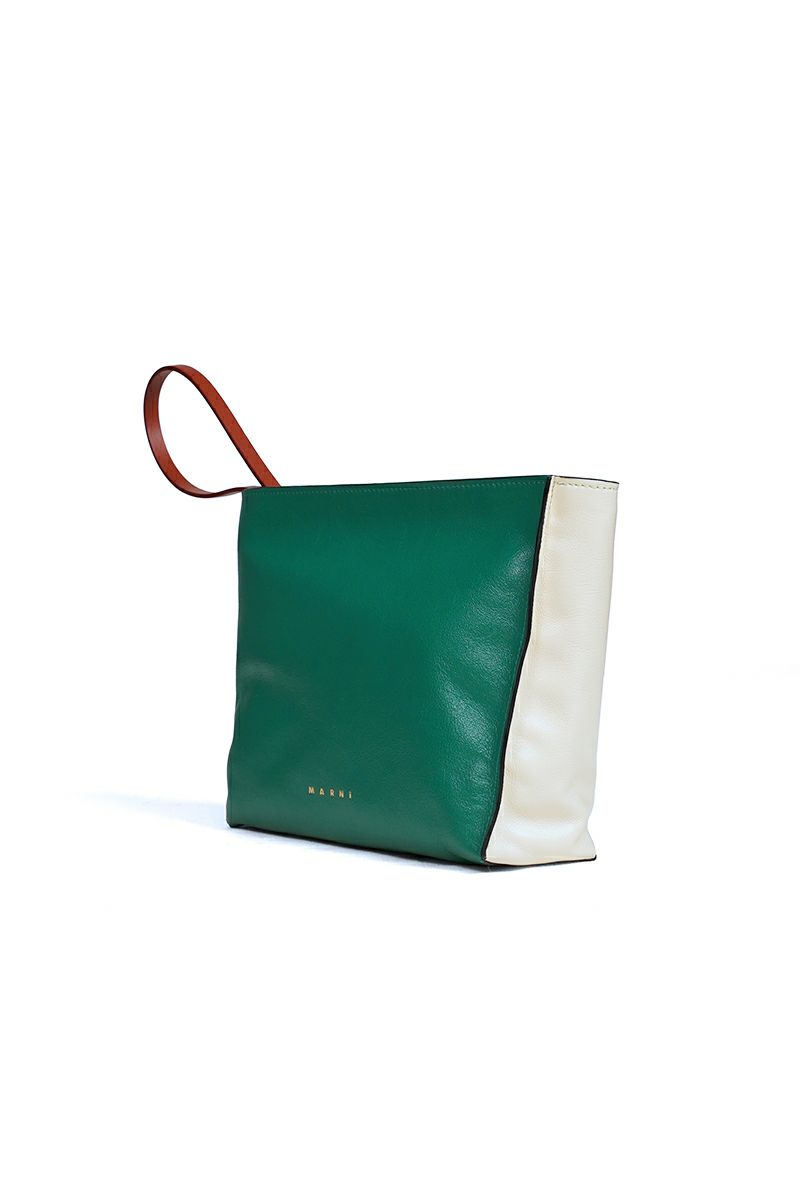 MARNI(マルニ)レザー製MUSEOソフトクラッチ PHMO0030U0P2644 -1