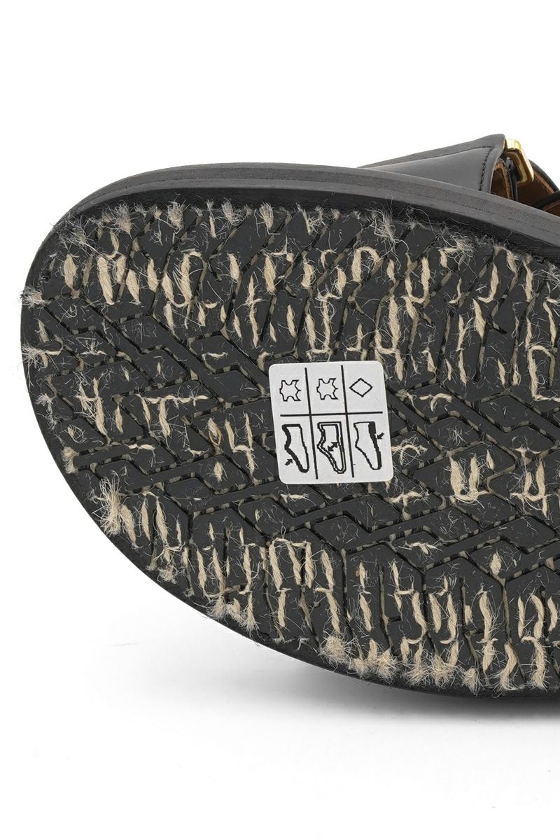 MARNI(マルニ)レザー製クリスクロスサンダル FBMS005201P3614 -8