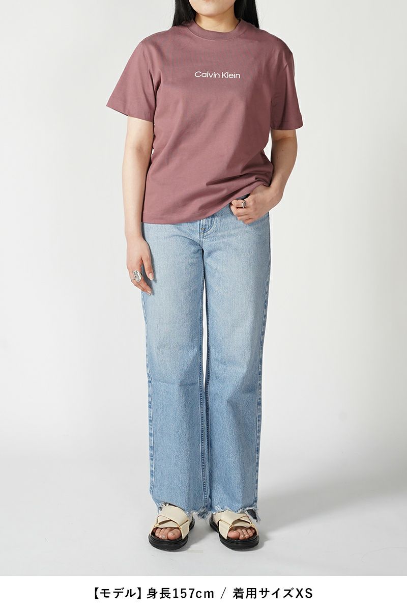 Calvin Klein(カルバン クライン)ロゴプリントボクシーTシャツ 40WH113 -17