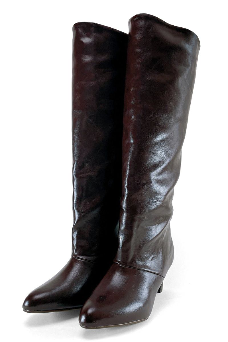 atelier brugge(アトリエブルージュ)ワイドロングブーツ 22ISM-46 -9