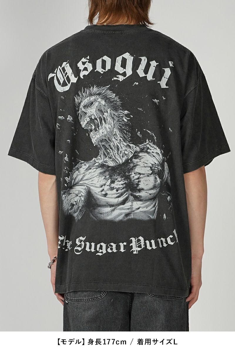 THE SUGAR PUNCH(シュガーパンチ)嘘喰い S/S T-Shirt 元零號立会人伽羅 半袖Tシャツ TUSM24SM007 -10