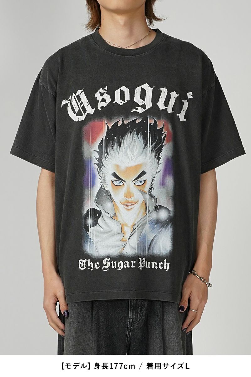 THE SUGAR PUNCH(シュガーパンチ)嘘喰い S/S T-Shirt 斑目貘 半袖Tシャツ TUSM24SM001 -8