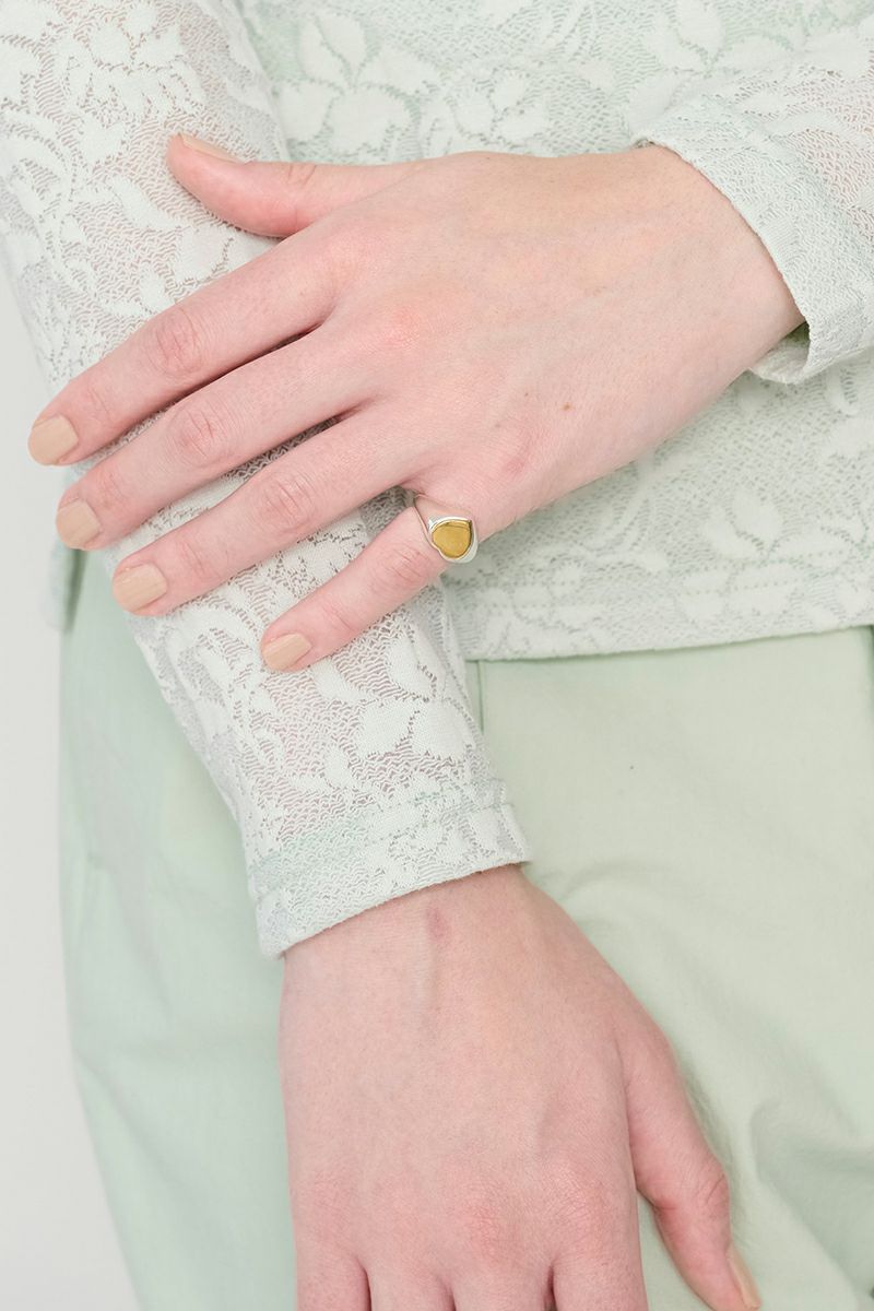 JANE SMITH(ジェーンスミス)HEART SIGNET RING ハートシグネットリング 24SAC-#225S -5