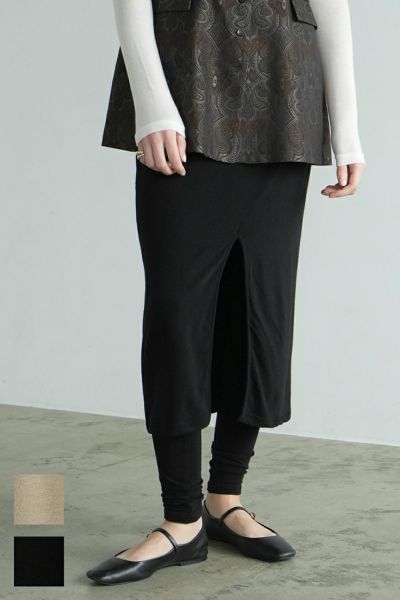 CLANE(クラネ)COMFORTABLE LEGGINGS SET TIGHT SKIRT コンフォータブルレギンスセットタイトスカート 17109-6042