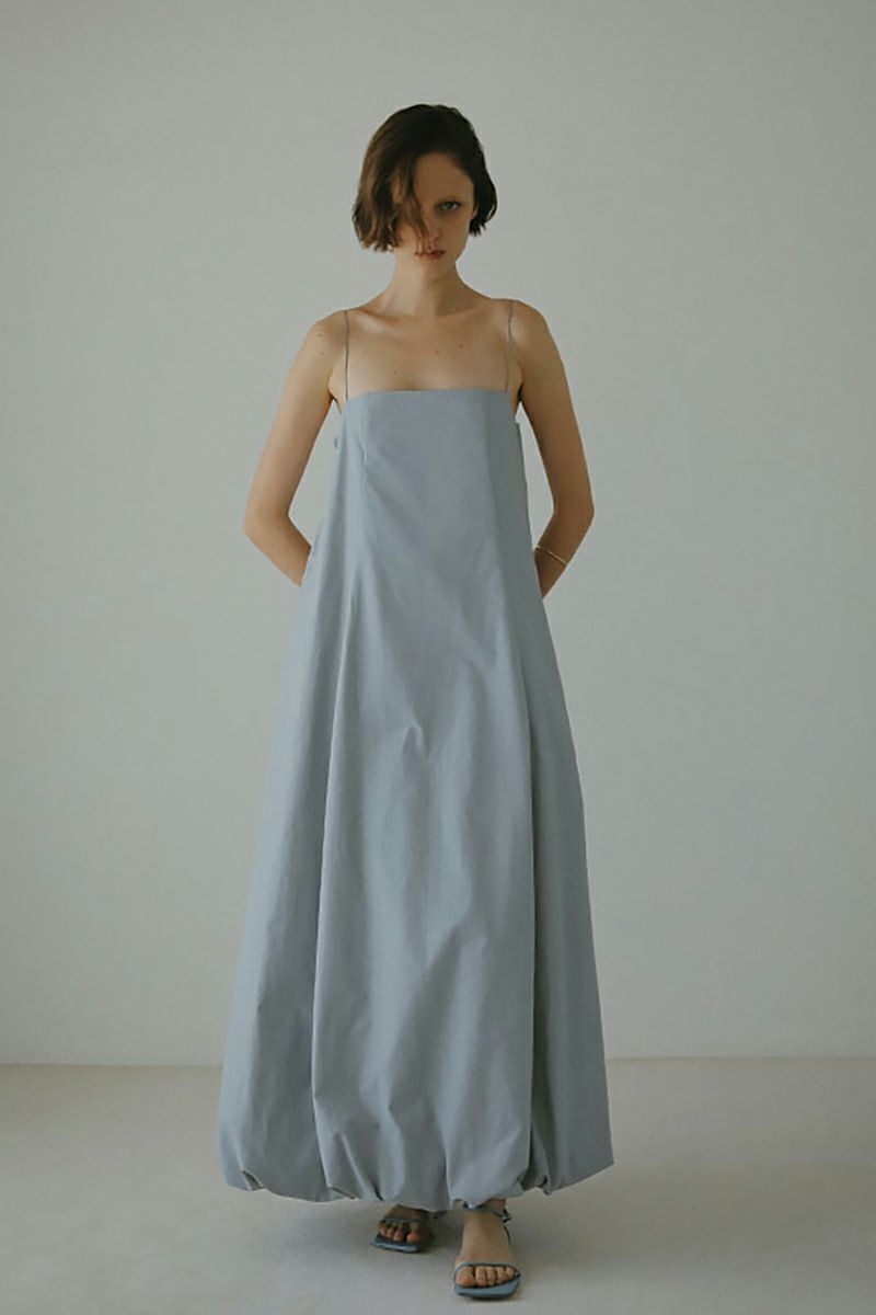 ETRE TOKYO(エトレトウキョウ)ナローストラップバルーンワンピース 1224430007 -1