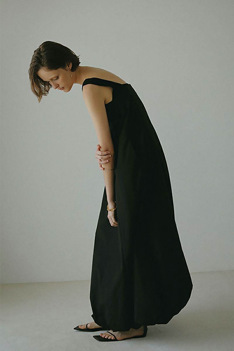 ETRE TOKYO(エトレトウキョウ)ナローストラップバルーンワンピース 1224430007 -6