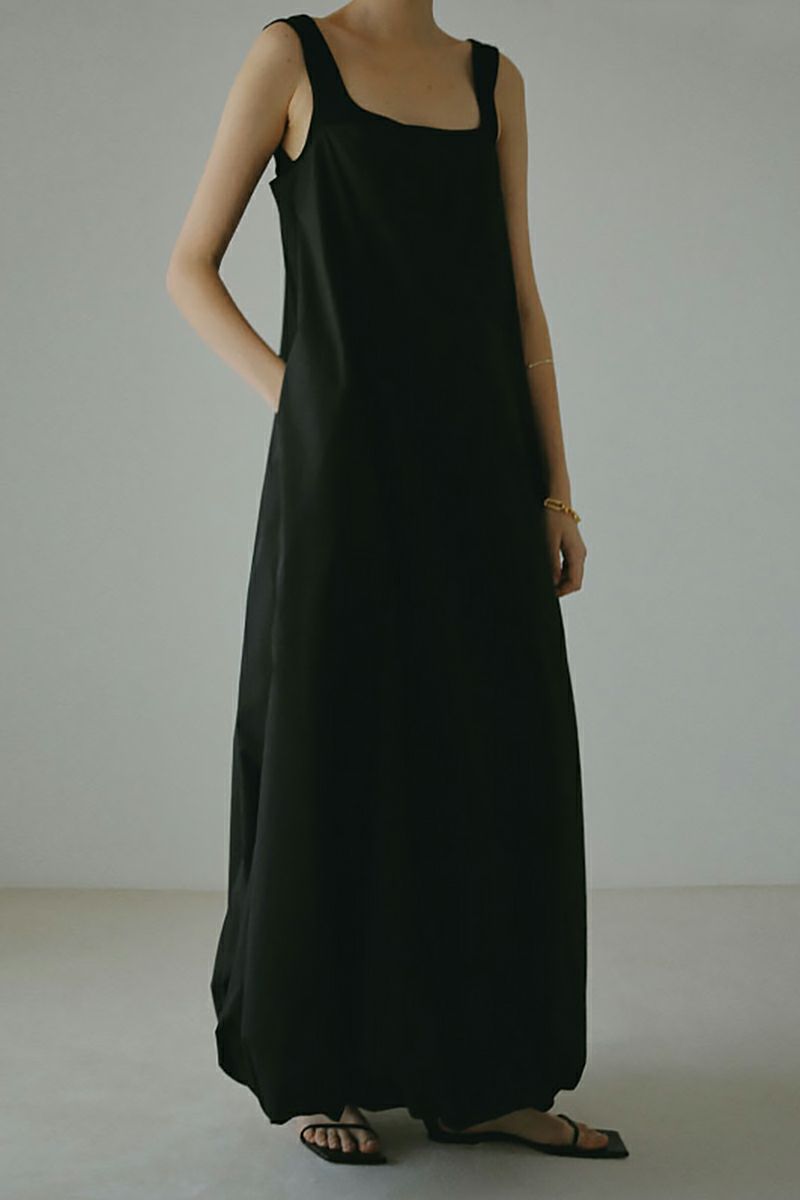 ETRE TOKYO(エトレトウキョウ)ナローストラップバルーンワンピース 1224430007 -8