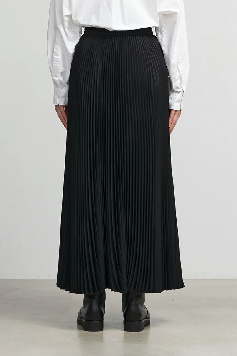 Graphpaper(グラフペーパー)Satin Pleats Skirt サテンプリーツスカート GL243-40228SB -6
