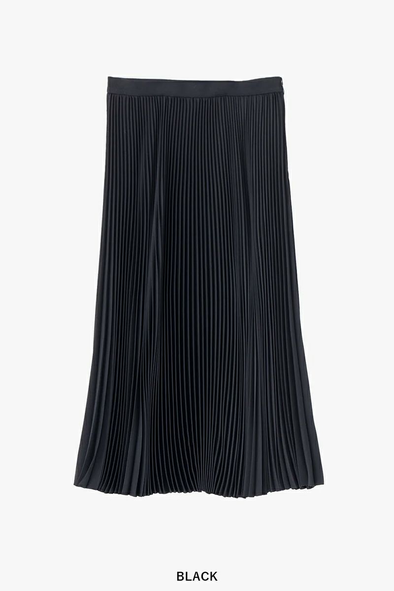 Graphpaper(グラフペーパー)Satin Pleats Skirt サテンプリーツスカート GL243-40228SB -8