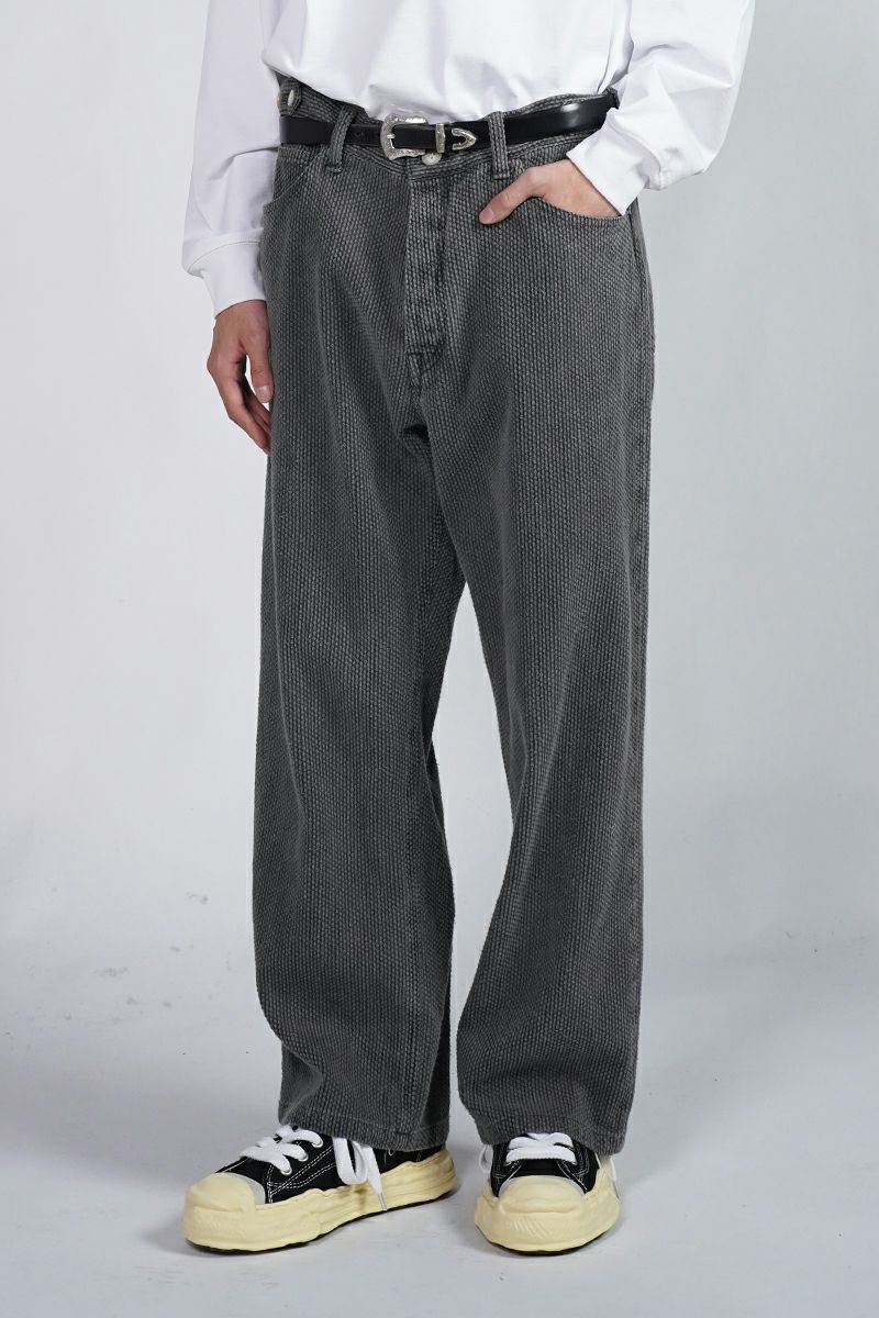 INNAT(インアット)SASHIKO 5P PANTS 刺子5ポケットパンツ INNAT06-P04A -1