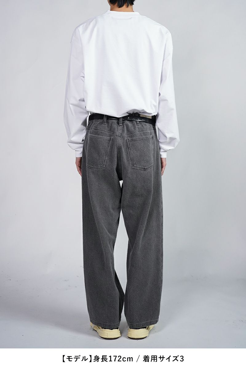 INNAT(インアット)SASHIKO 5P PANTS 刺子5ポケットパンツ INNAT06-P04A -6