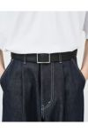 Graphpaper(グラフペーパー)Holeless Leather Classic Belt ホールレスレザークラシックベルト GU243-90230B -1