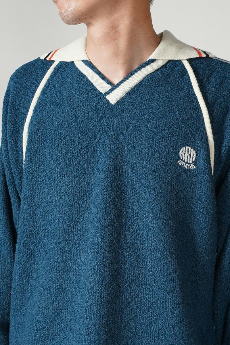 RICE NINE TEN(ライスナインテン)KNITTING CLASSIC SOCCER JERSEY ニッティングクラシックサッカージャージー KN-LSGMS -1