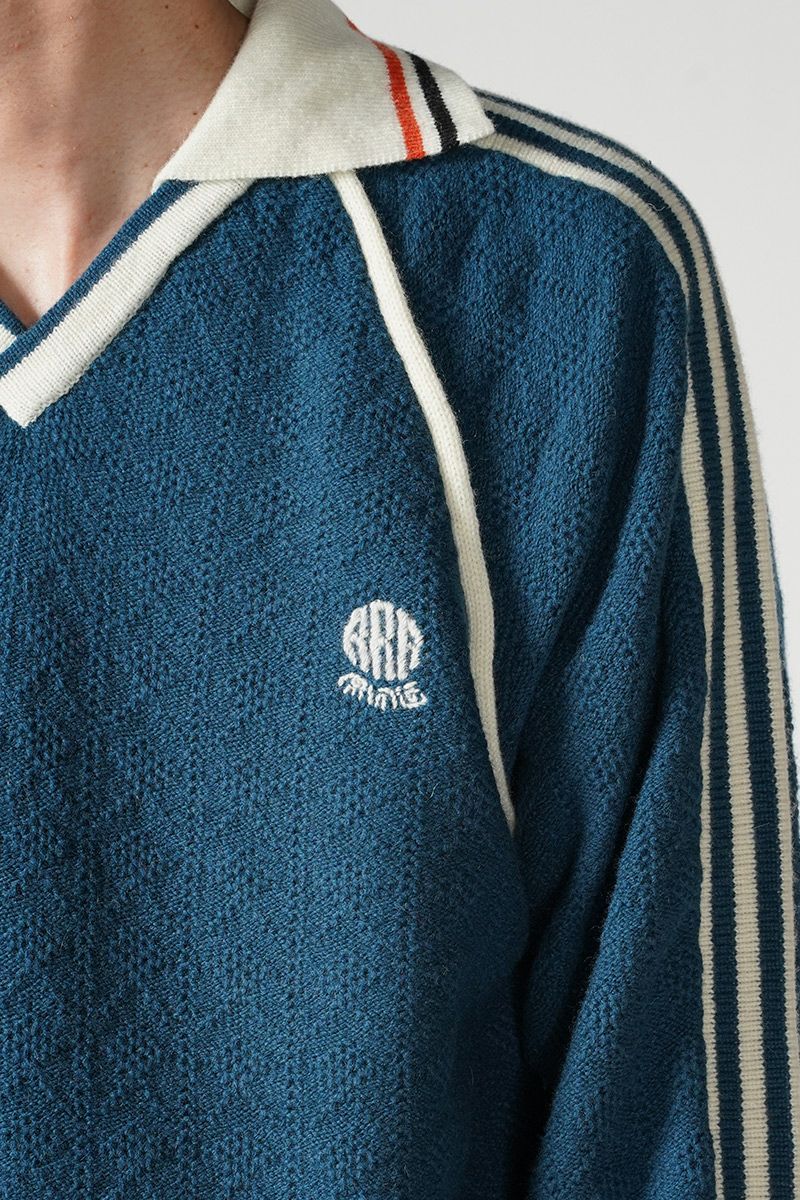 RICE NINE TEN(ライスナインテン)KNITTING CLASSIC SOCCER JERSEY ニッティングクラシックサッカージャージー KN-LSGMS -2