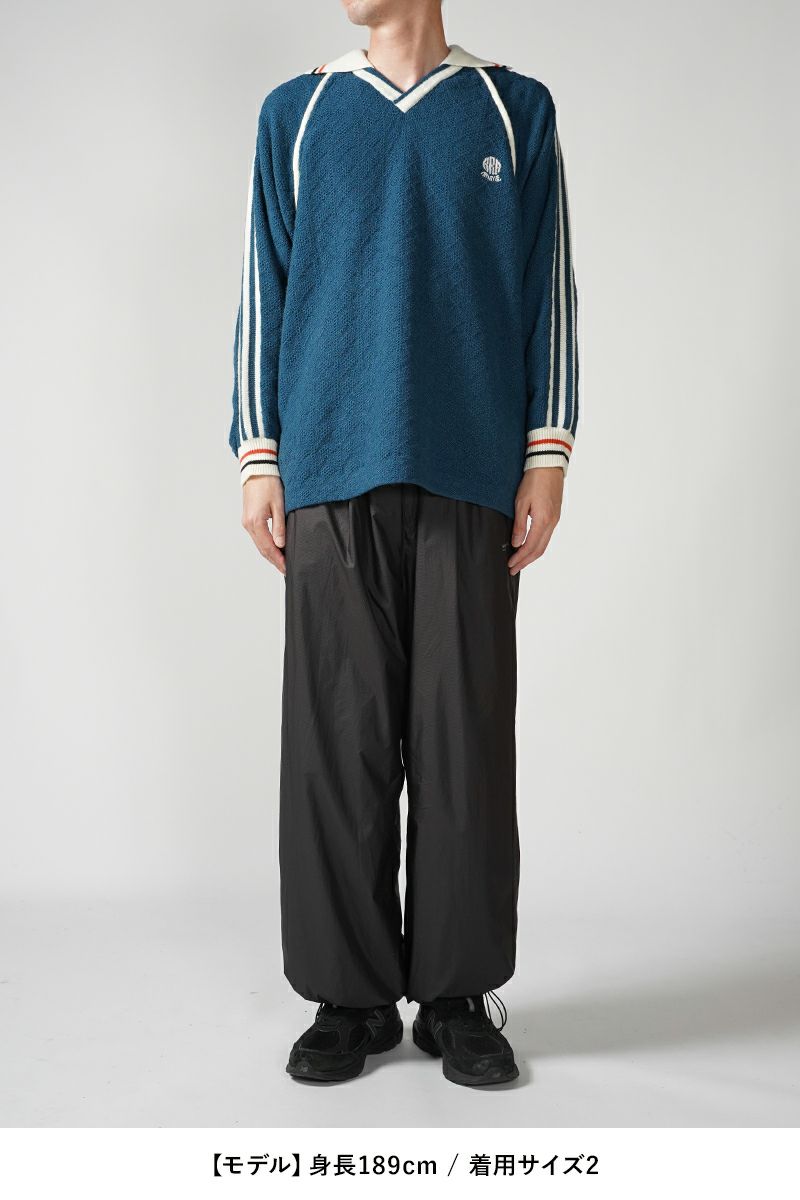 RICE NINE TEN ニット ロングスリーブ サッカー ジャージー ２ RICE NINE TEN＞ ニット ロングスリーブ サッカー ジャージー