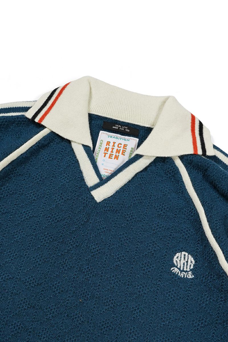 RICE NINE TEN(ライスナインテン)KNITTING CLASSIC SOCCER JERSEY ニッティングクラシックサッカージャージー KN-LSGMS -15