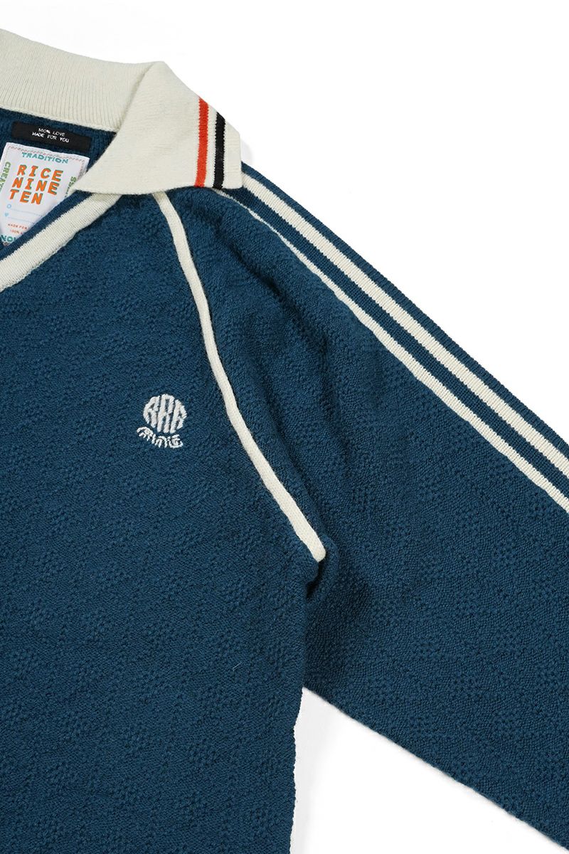 RICE NINE TEN(ライスナインテン)KNITTING CLASSIC SOCCER JERSEY ニッティングクラシックサッカージャージー KN-LSGMS -17