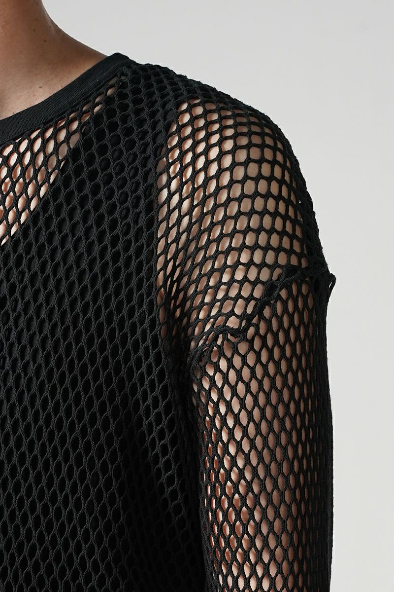 WELLDER(ウェルダー)Big Mesh Long Sleeve ビッグメッシュ長袖Tシャツ WM24AT03 -2