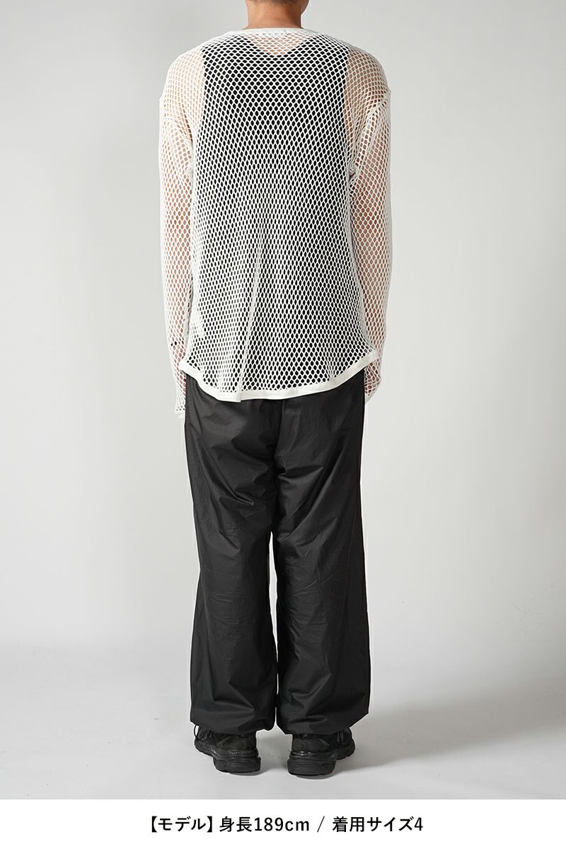 WELLDER(ウェルダー)Big Mesh Long Sleeve ビッグメッシュ長袖Tシャツ WM24AT03 -8