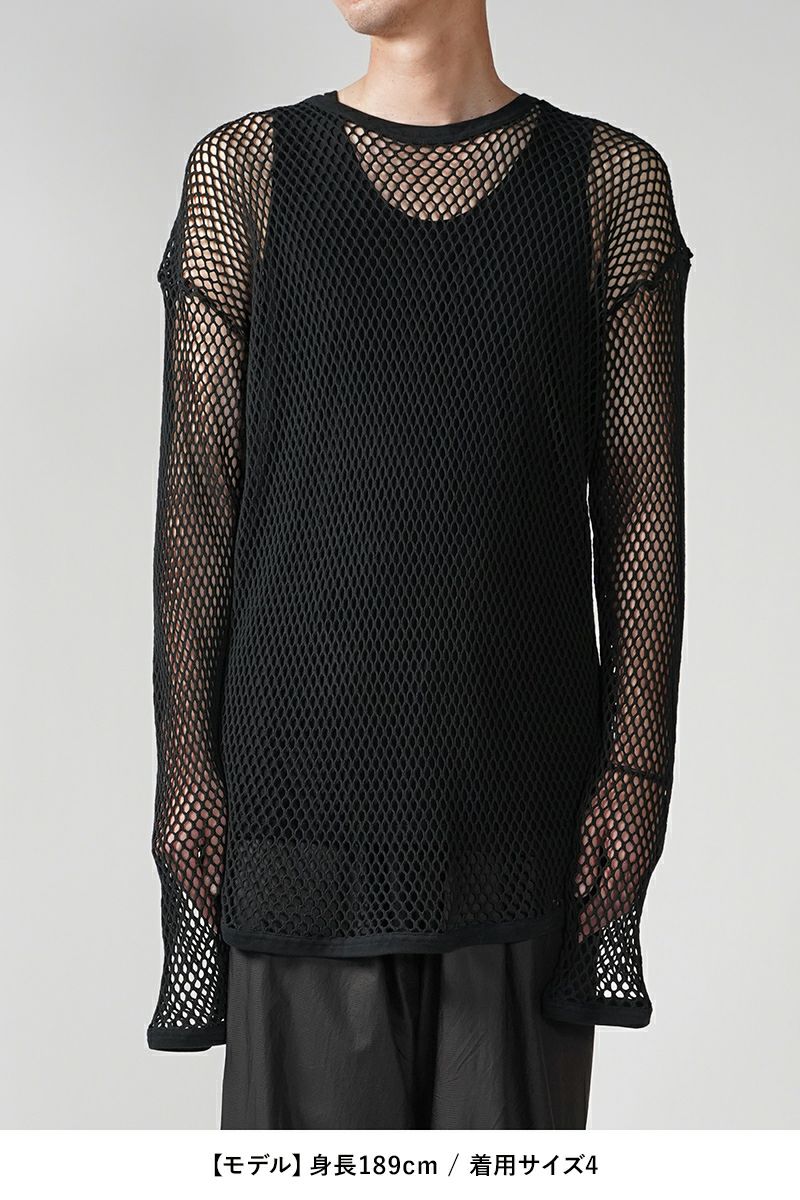 WELLDER(ウェルダー)Big Mesh Long Sleeve ビッグメッシュ長袖Tシャツ WM24AT03 -9