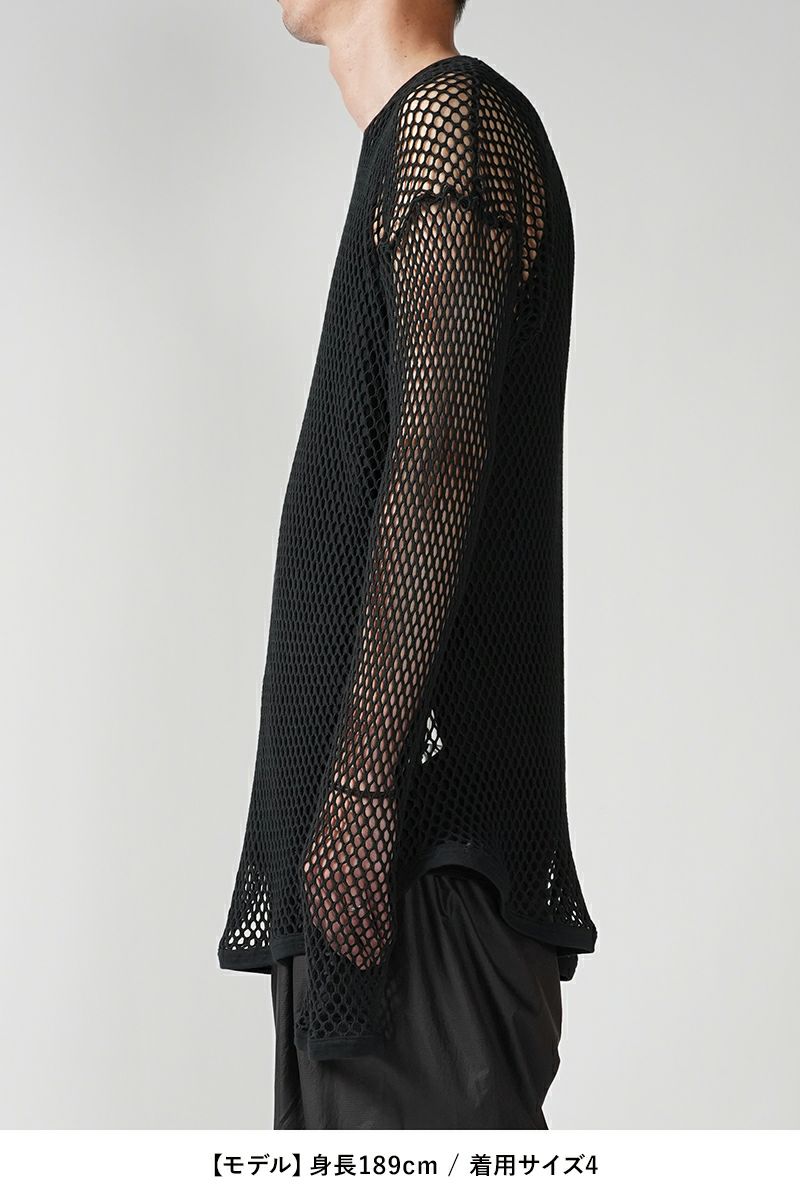 WELLDER(ウェルダー)Big Mesh Long Sleeve ビッグメッシュ長袖Tシャツ WM24AT03 -10