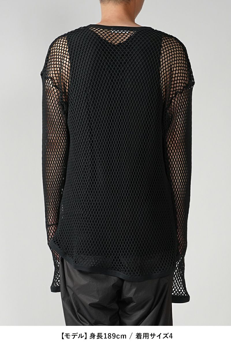 WELLDER(ウェルダー)Big Mesh Long Sleeve ビッグメッシュ長袖Tシャツ WM24AT03 -11