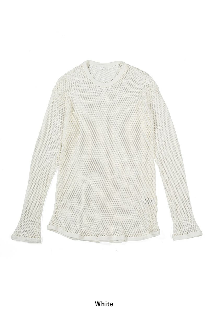 WELLDER(ウェルダー)Big Mesh Long Sleeve ビッグメッシュ長袖Tシャツ WM24AT03 -18