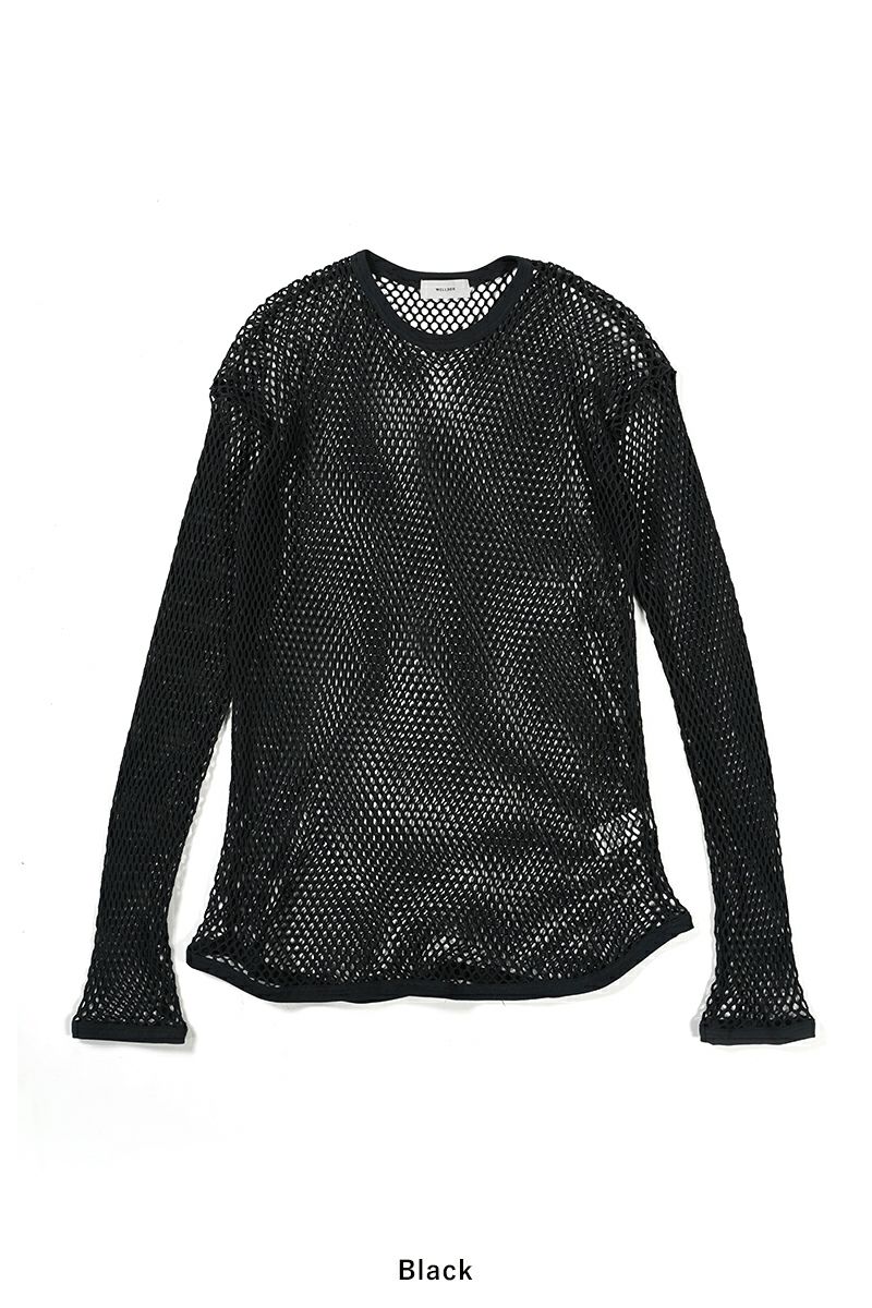 WELLDER(ウェルダー)Big Mesh Long Sleeve ビッグメッシュ長袖Tシャツ WM24AT03 -19
