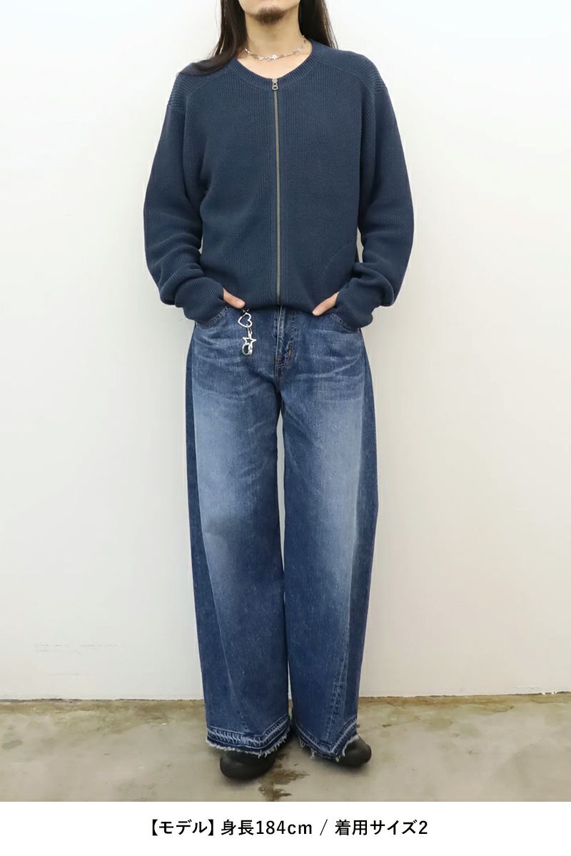 JieDa(ジエダ)USED 3D BAGGY DENIM ユーズド3Dバギーデニム Jie-24S-PT04 -2