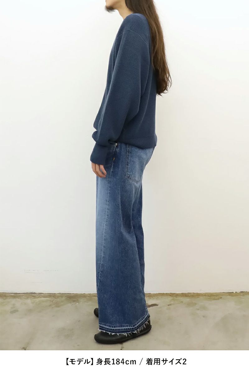 JieDa(ジエダ)USED 3D BAGGY DENIM ユーズド3Dバギーデニム Jie-24S-PT04 -3