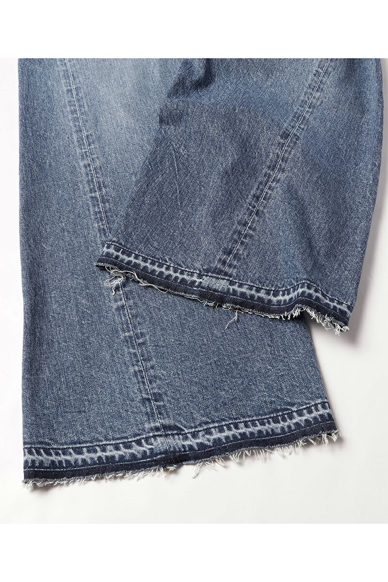 JieDa(ジエダ)USED 3D BAGGY DENIM ユーズド3Dバギーデニム Jie-24S-PT04 -10