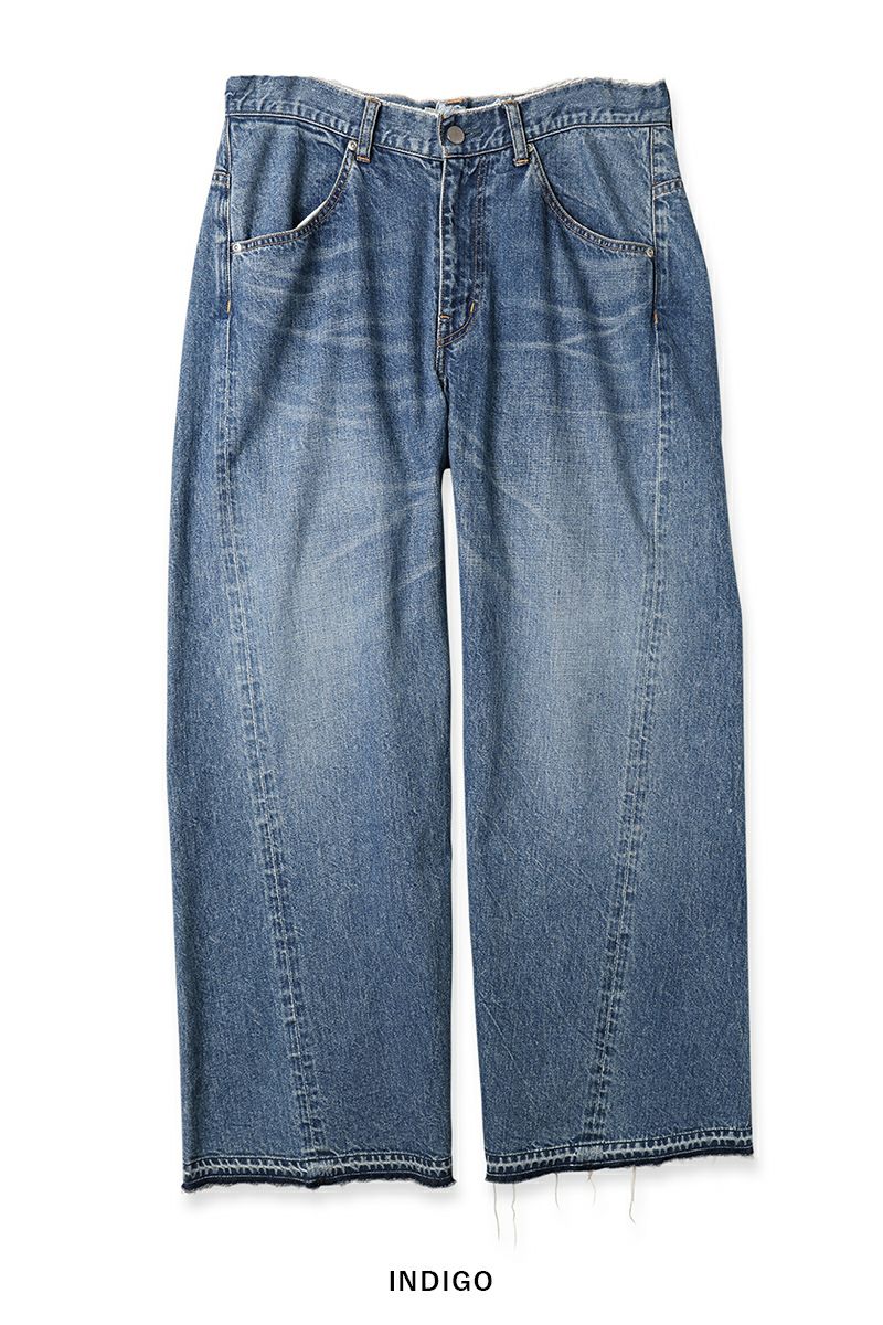 JieDa(ジエダ)USED 3D BAGGY DENIM ユーズド3Dバギーデニム Jie-24S-PT04 -12
