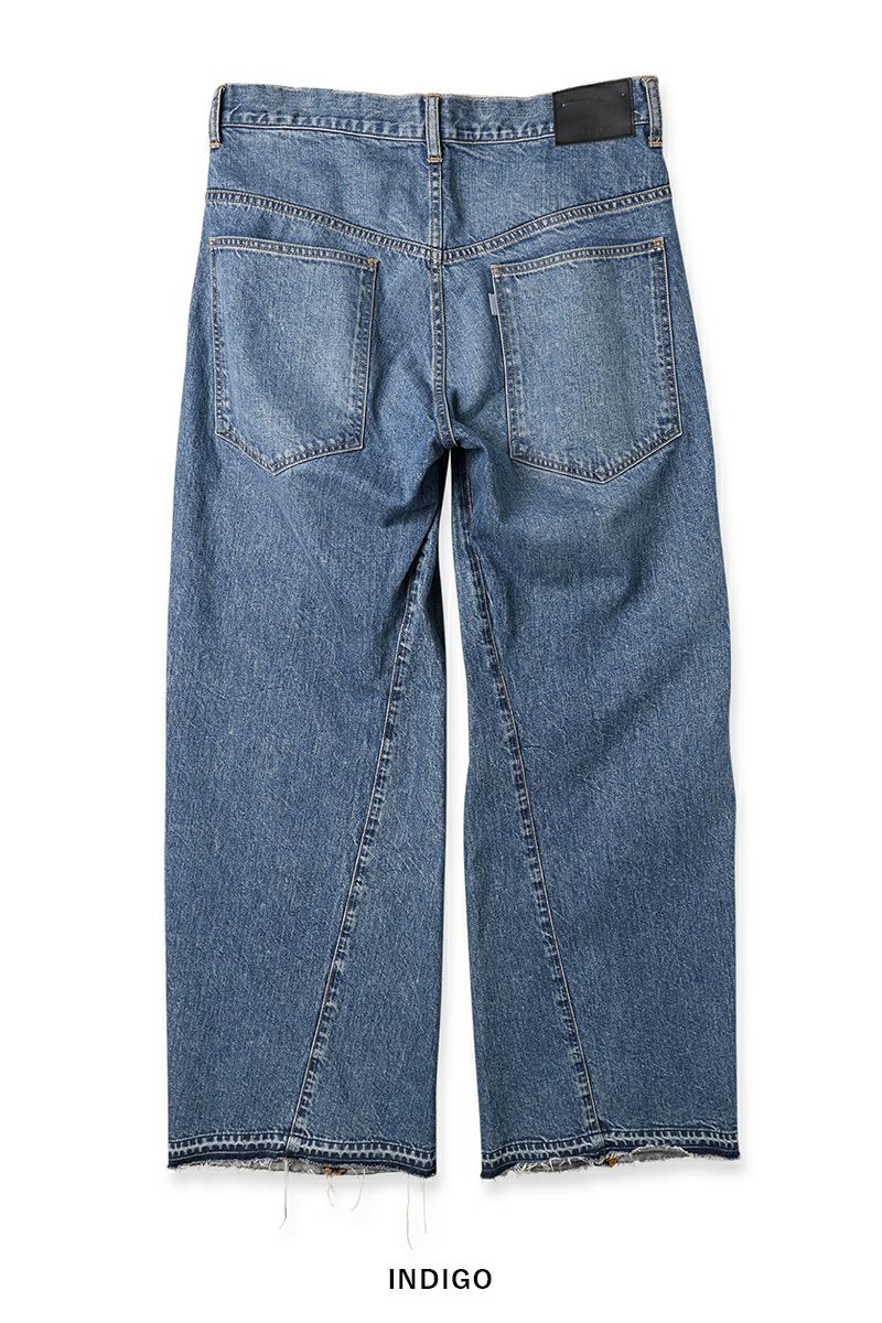 JieDa(ジエダ)USED 3D BAGGY DENIM ユーズド3Dバギーデニム Jie-24S-PT04 -13