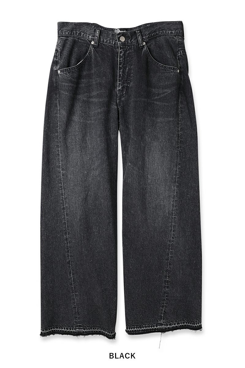 JieDa(ジエダ)USED 3D BAGGY DENIM ユーズド3Dバギーデニム Jie-24S-PT04 -14