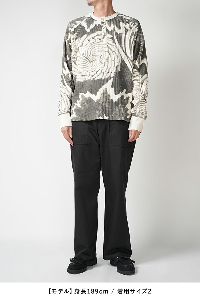 FAF(エフエーエフ)THERMAL HENLEY SHIRTS サーマルヘンリーシャツ 2341203 -10