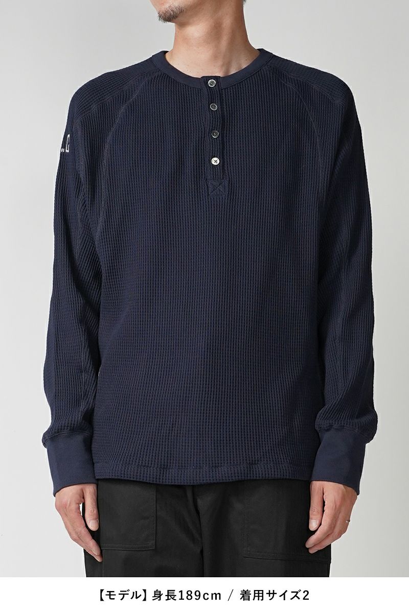 FAF(エフエーエフ)THERMAL HENLEY SHIRTS サーマルヘンリーシャツ 2341203 -12