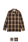 SUGARHILL(シュガーヒル)OMBRE PLAID OPEN COLLAR BLOUSE オンブレプレイドオープンカラーブラウス 2411300501