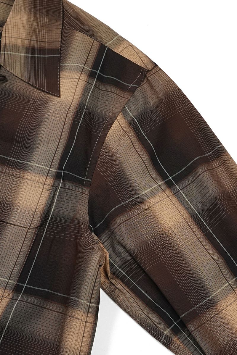 SUGARHILL(シュガーヒル)OMBRE PLAID OPEN COLLAR BLOUSE オンブレプレイドオープンカラーブラウス 2411300501 -17