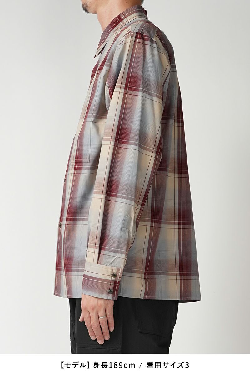 トップス SUGARHILL OMBRE PLAID PANEL POCKET SUGARHILL [ OMBRE