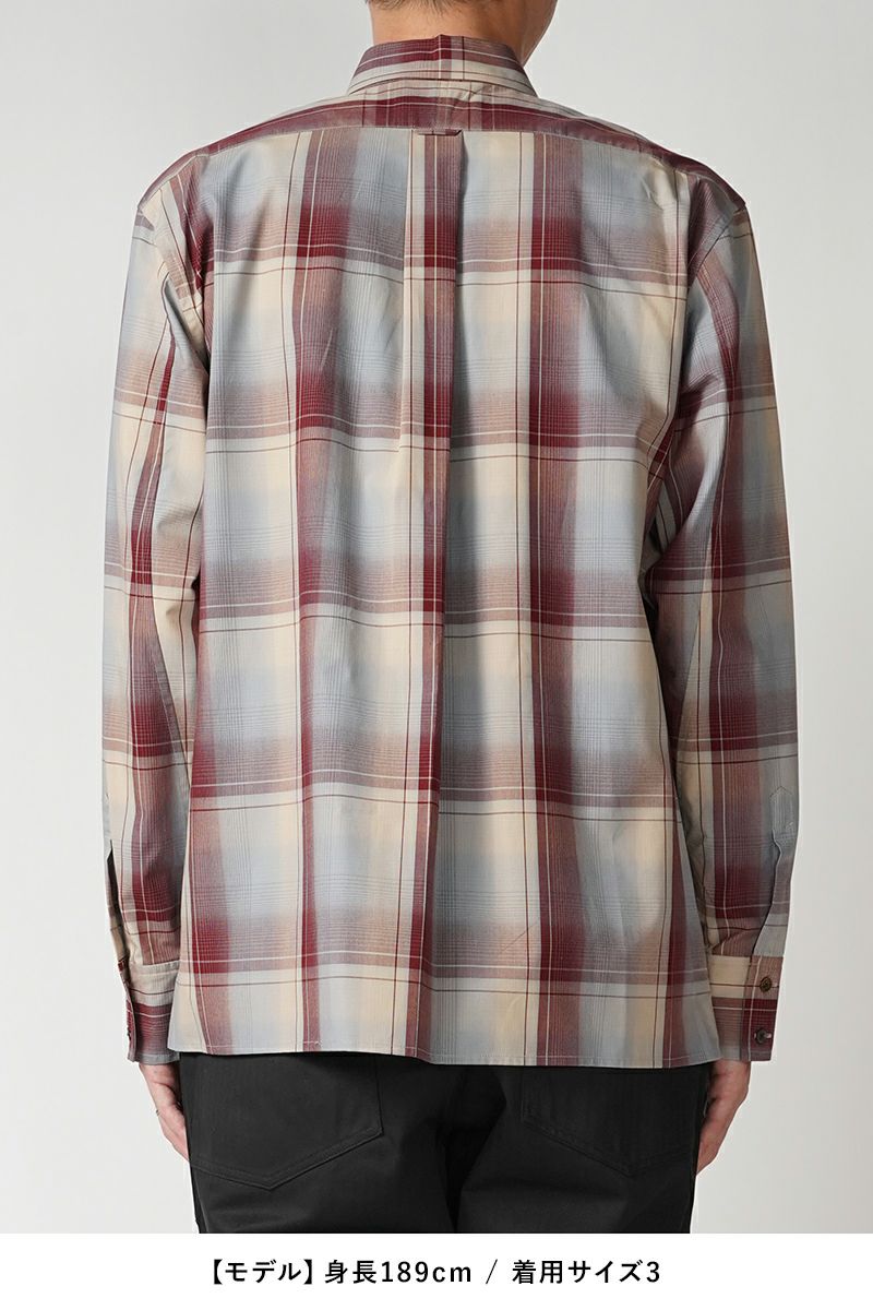 SUGARHILL(シュガーヒル)OMBRE PLAID PANEL POCKET BLOUSE オンブレプレイドパネルポケットブラウス 2411300502 -11