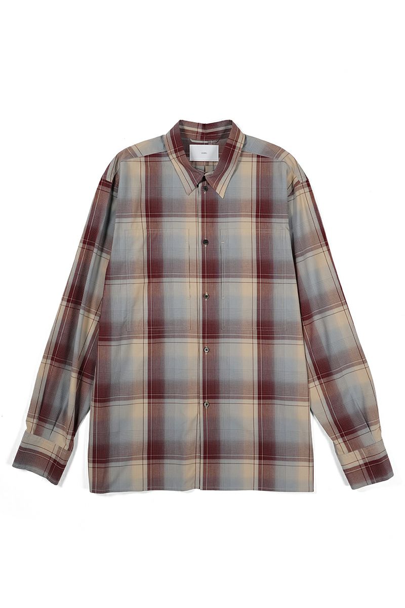 シュガーヒル　オンブレチェックシャツ UNUSED × SUGARHILLのオンブレチェックコレクション
