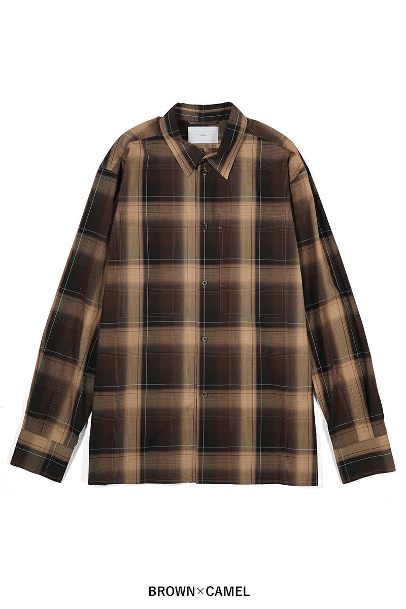 SUGARHILL(シュガーヒル)OMBRE PLAID PANEL POCKET BLOUSE オンブレプレイドパネルポケットブラウス 2411300502 -21
